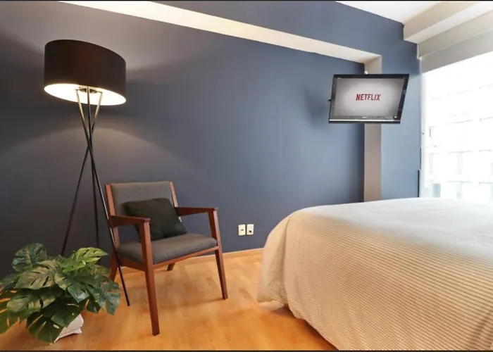 Downtown Pool & Gym Apartment Mexico City